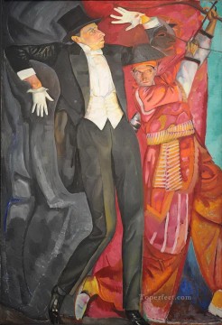portrait of vsevolod meyerhold 1916 Boris Dmitrievich Grigoriev Oil Paintings